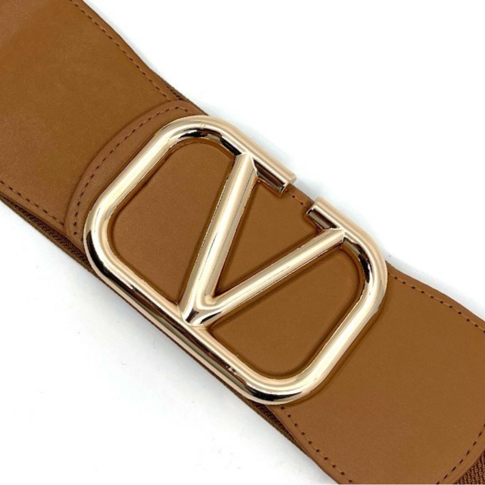 Brown V Buckle Belt